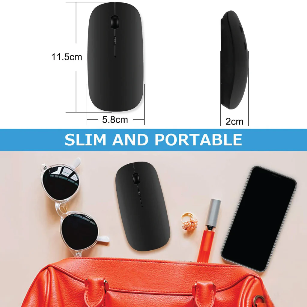 TECPHILE - SM01 Dual Mode Wireless Mouse (Bluetooth + USB) - Image 22