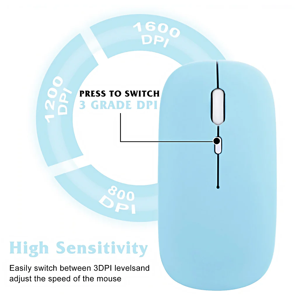 TECPHILE - SM01 Dual Mode Wireless Mouse (Bluetooth + USB) - Image 24