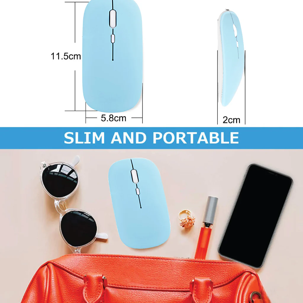 TECPHILE - SM01 Dual Mode Wireless Mouse (Bluetooth + USB) - Image 26