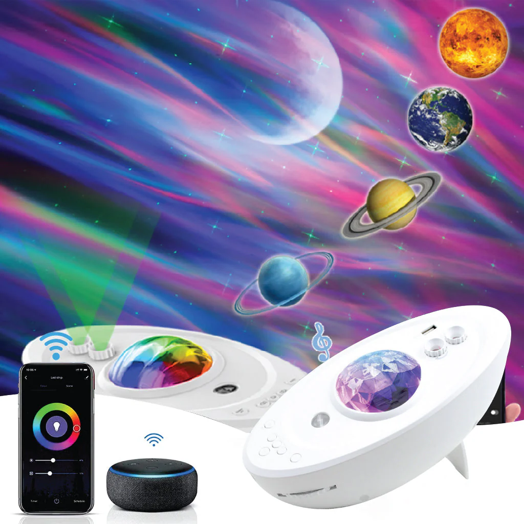 TECPHILE - Smart Galaxy Starship Night Lamp (Demo Unit)