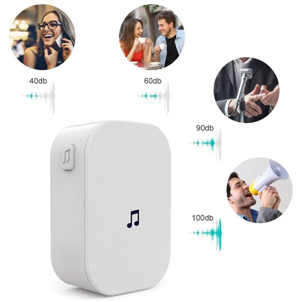 TECPHILE Smart Wireless Video Doorbell Two Way Audio - Image 7