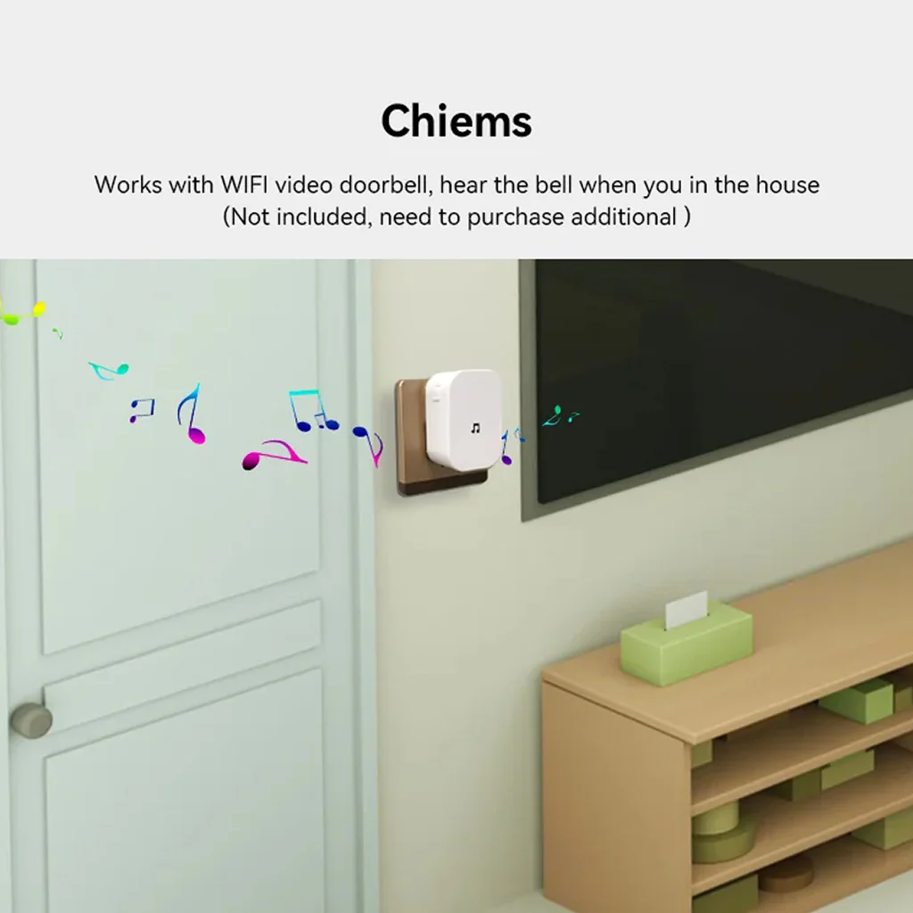 TECPHILE Smart Wireless Video Doorbell Two Way Audio - Image 9