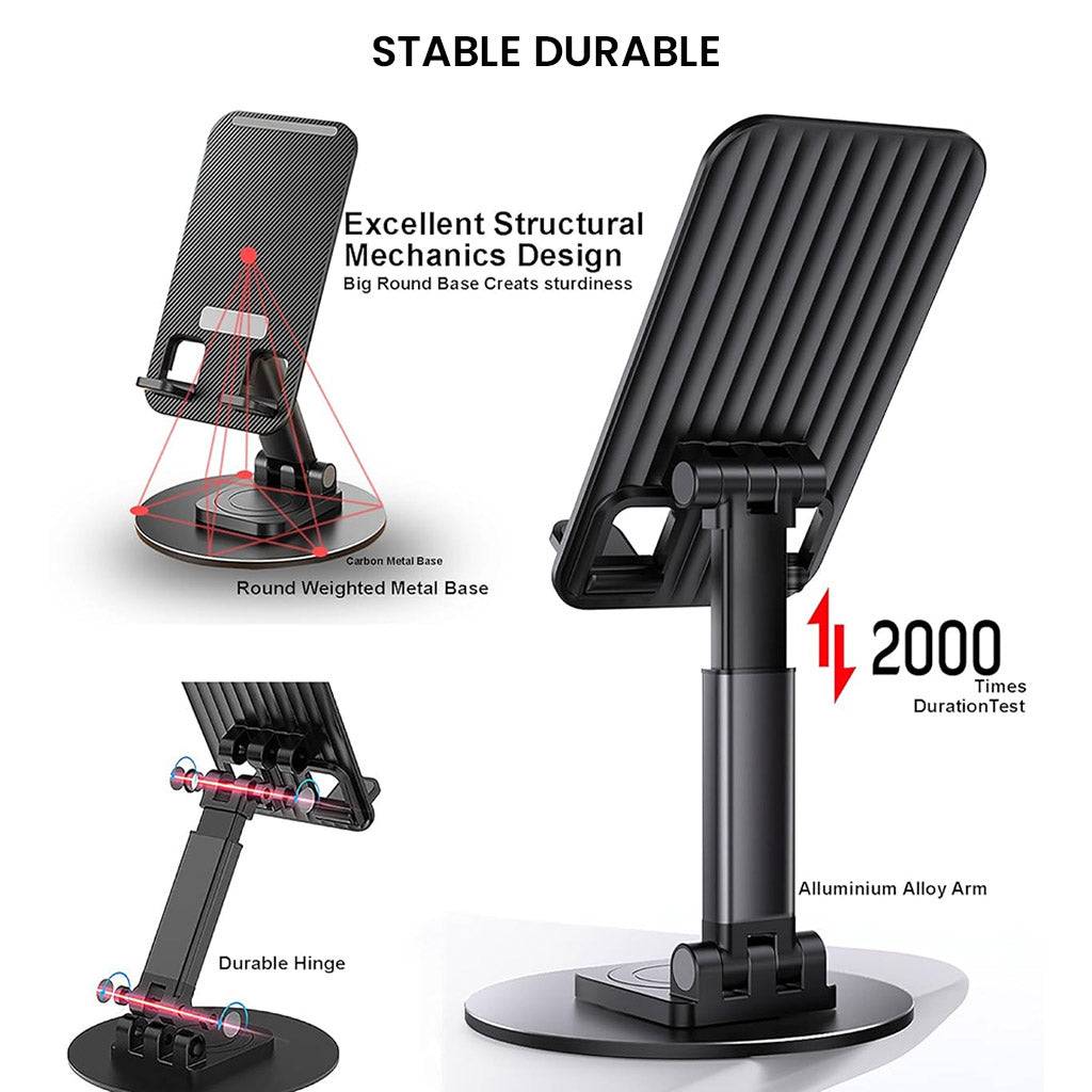 TECPHILE-  Snap Mount 360° Rotatable & Foldable Phone Holder - Image 3