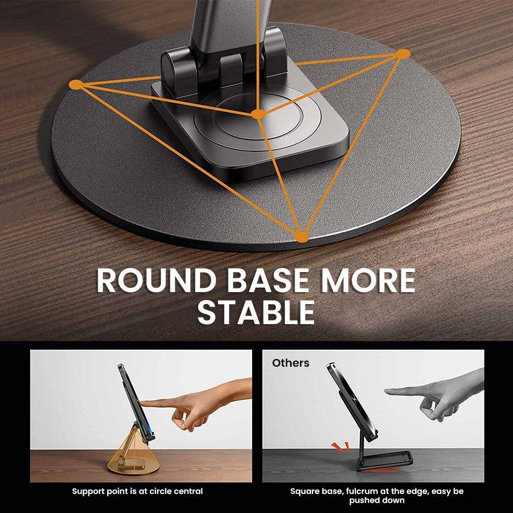 TECPHILE-  Snap Mount 360° Rotatable & Foldable Phone Holder - Image 4