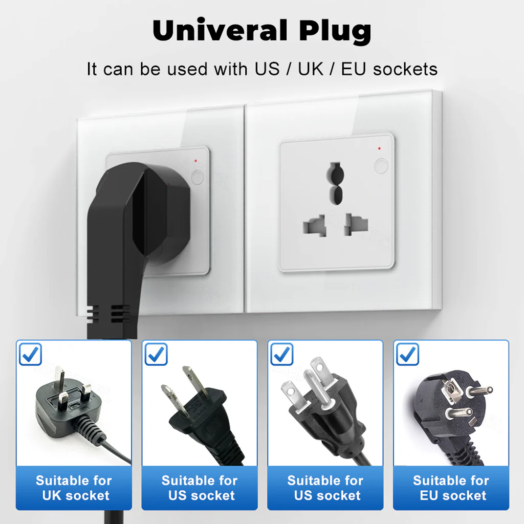 TECPHILE - SYS-ES01 Universal Smart Wall Socket - Image 4