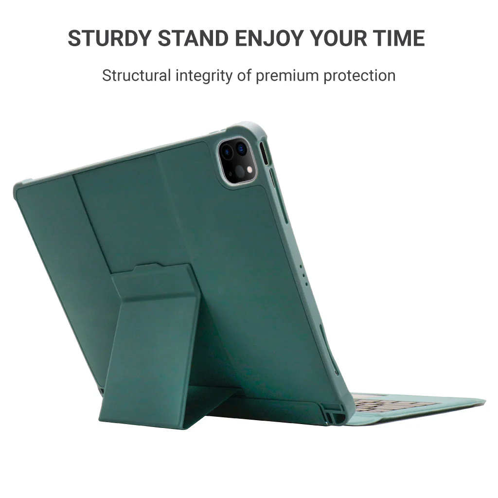 TECPHILE - T209D Wireless Keyboard Case for iPad Pro 12.9 - Image 14