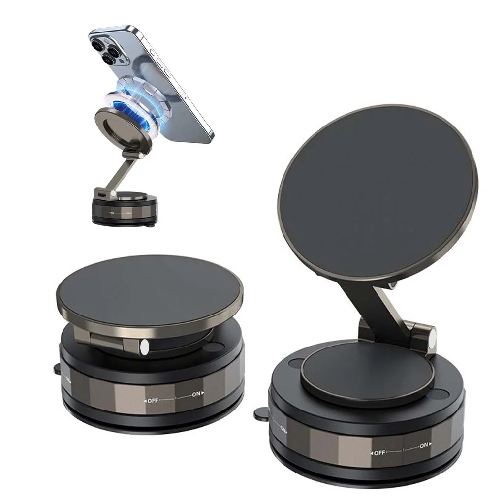 TECPHILE - T30 360° Adjustable Magnetic Mobile Phone Holder for Car