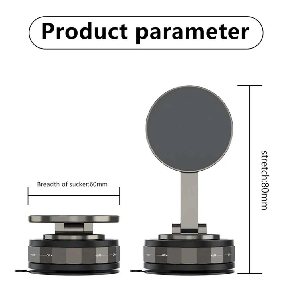 TECPHILE - T30 360° Adjustable Magnetic Mobile Phone Holder for Car - Image 9