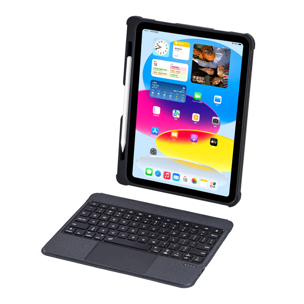 TECPHILE - T5208D Wireless Keyboard Case for iPad - Image 13