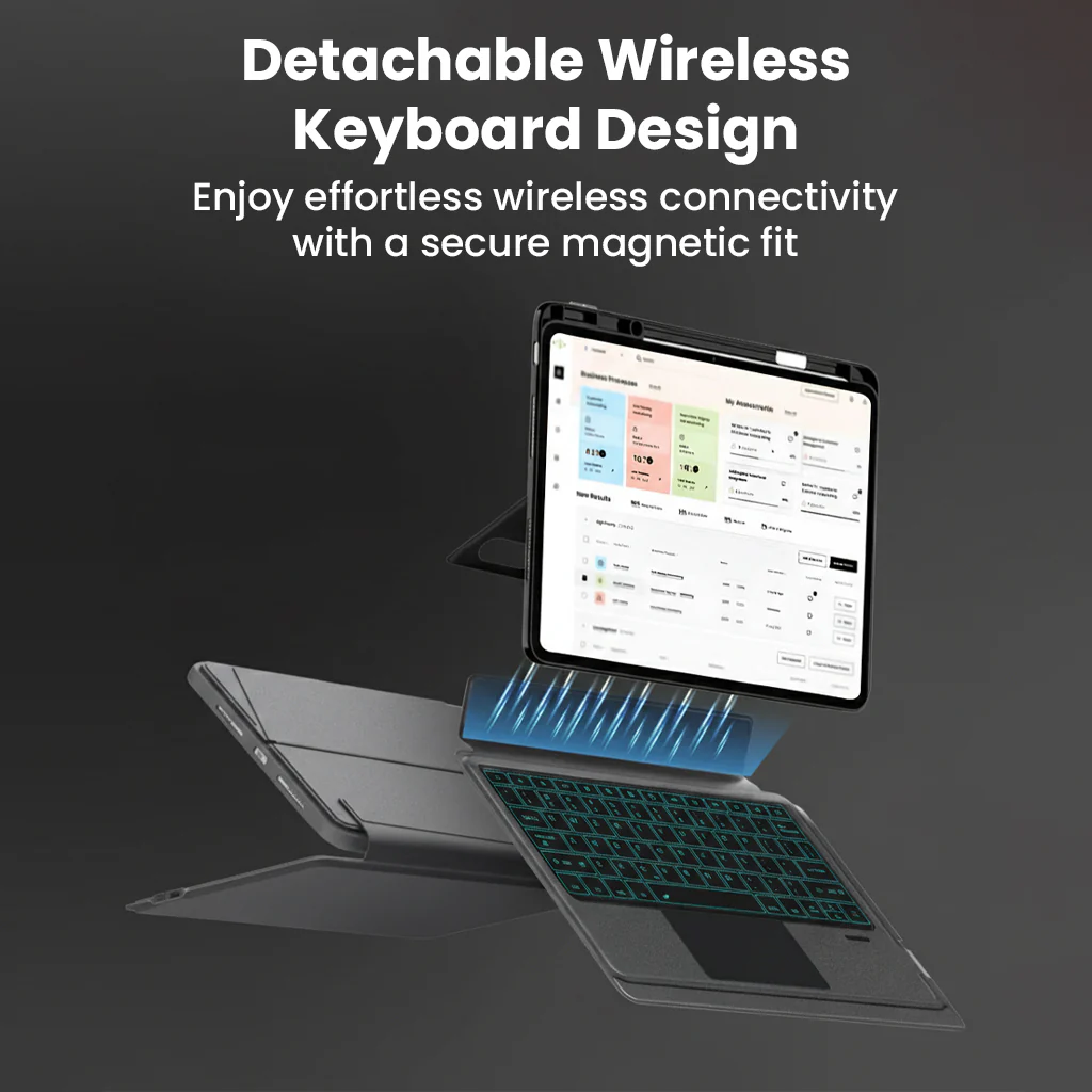 Keyboard Case for OnePlus Pad 2 Pro, Pad 3 and Oppo Pad 4 Pro 13.2” 2025 Cover - Image 14