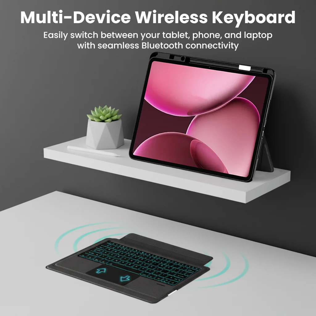 Keyboard Case for OnePlus Pad 2 Pro, Pad 3 and Oppo Pad 4 Pro 13.2” 2025 Cover - Image 5