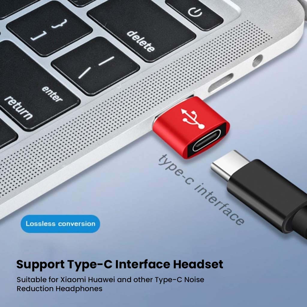 AUDIOCULAR- Type-C Female to USB-A Male OTG Adapter - Image 3