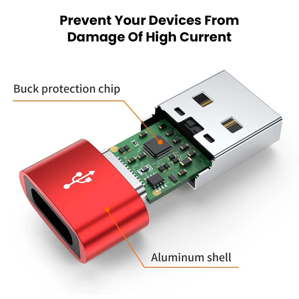 AUDIOCULAR- Type-C Female to USB-A Male OTG Adapter - Image 6