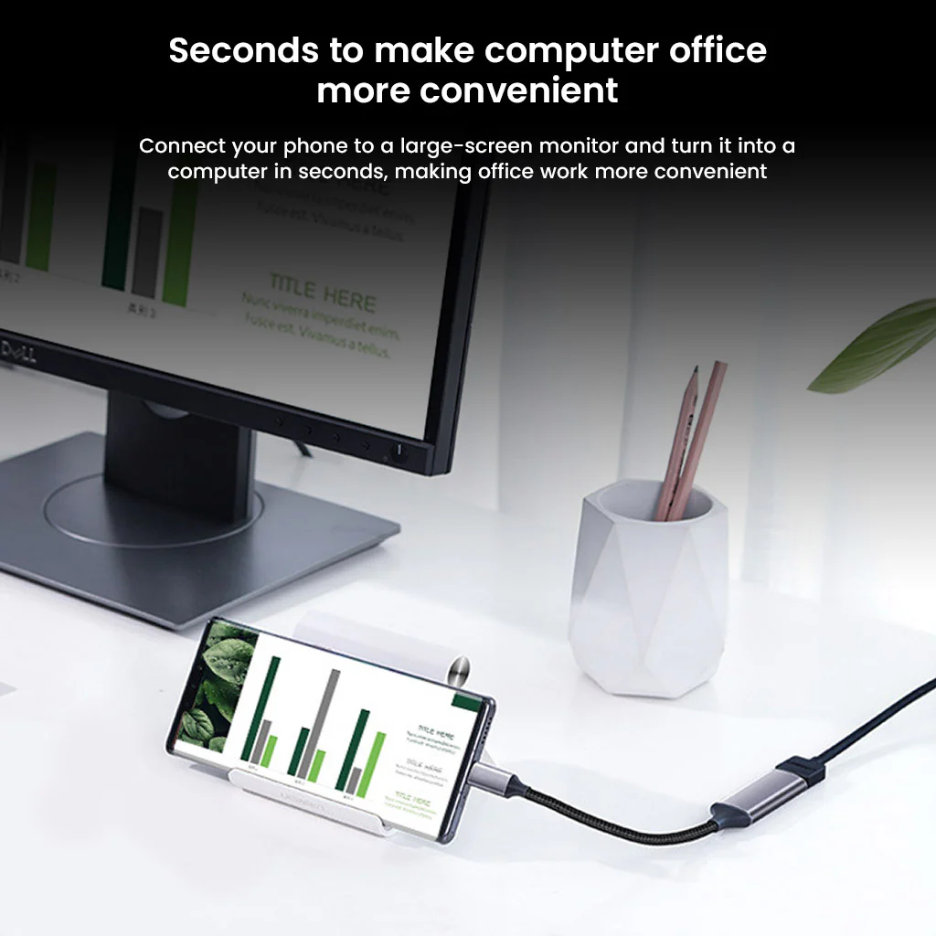 TECPHILE - Type-C to 1000Mbps Ethernet Adapter (18CM) - Image 3