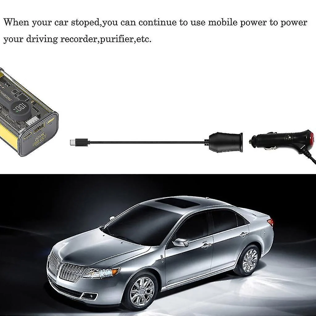 TECPHILE Type-C to Car Cigarette Lighter Socket Female Converter Adapter - Image 4