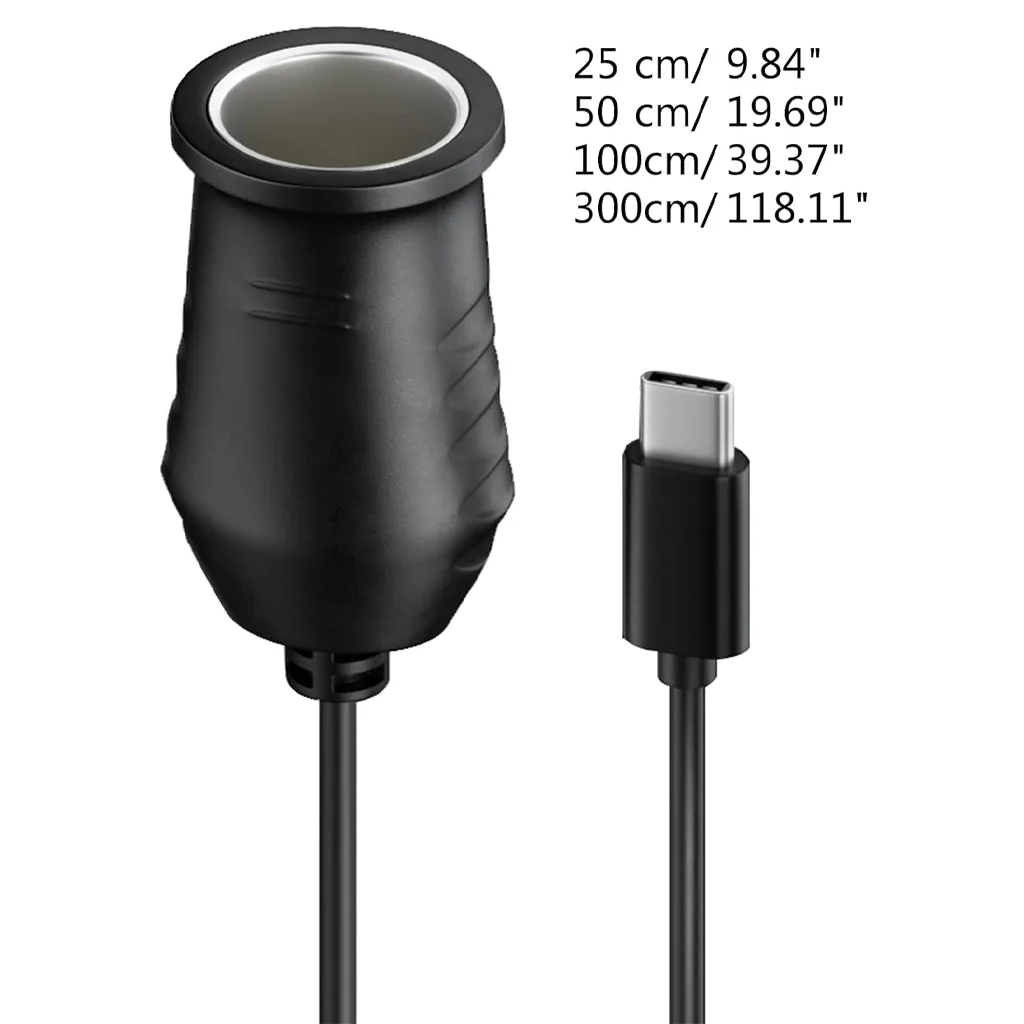 TECPHILE Type-C to Car Cigarette Lighter Socket Female Converter Adapter - Image 7
