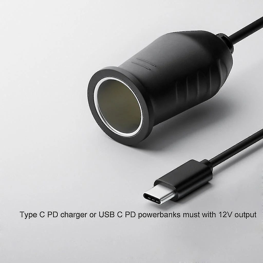 TECPHILE Type-C to Car Cigarette Lighter Socket Female Converter Adapter - Image 8
