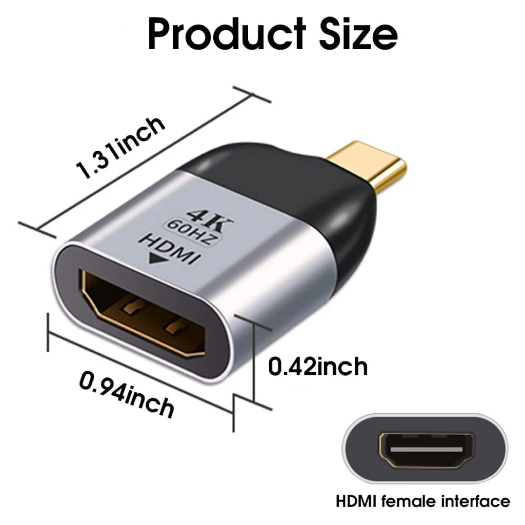 TECPHILE - Type C to HDMI 2.0 Adapter - Image 8