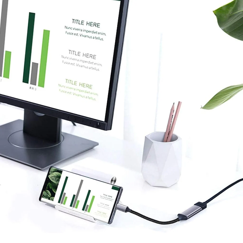 TECPHILE - Type C to Mini Display Port 1.4 Converter Cable - Image 4