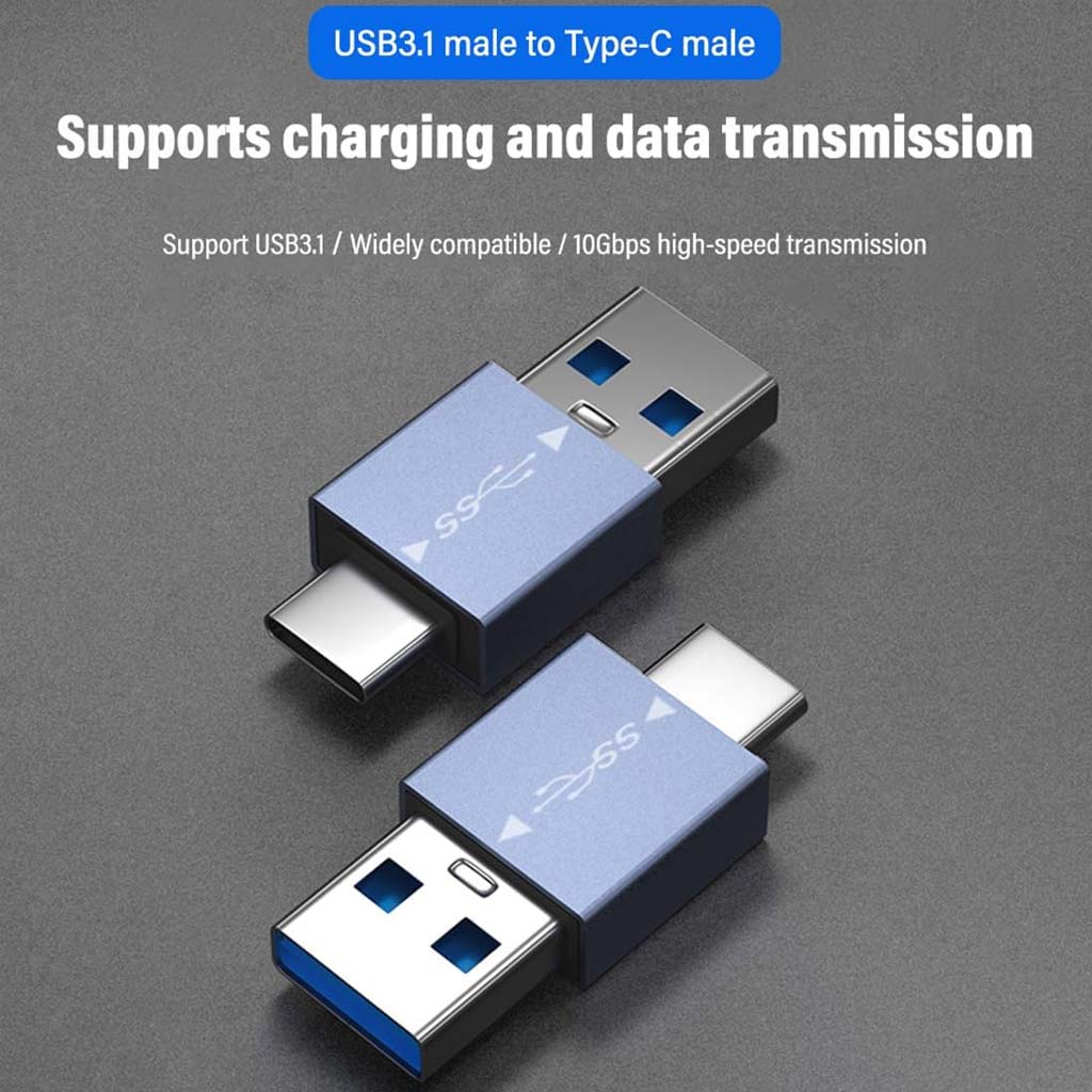 TECPHILE Type C to USB A Converter for Laptop, Tablet - Image 3