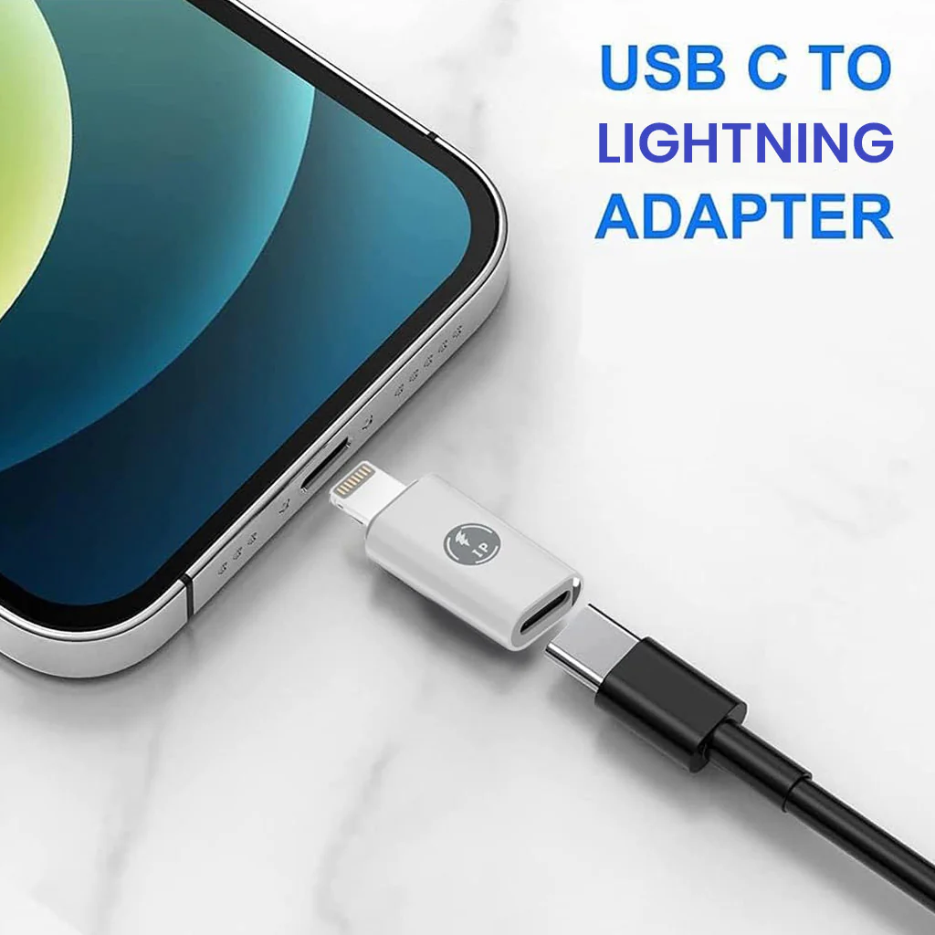 TECPHILE- Type-C USB 2.0 to Lightning Adapter for iPhone Users - Image 2