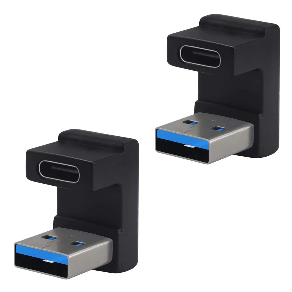 TECPHILE U-Shaped Type-C 3.1 Female to USB-A Male Adapter - Image 5