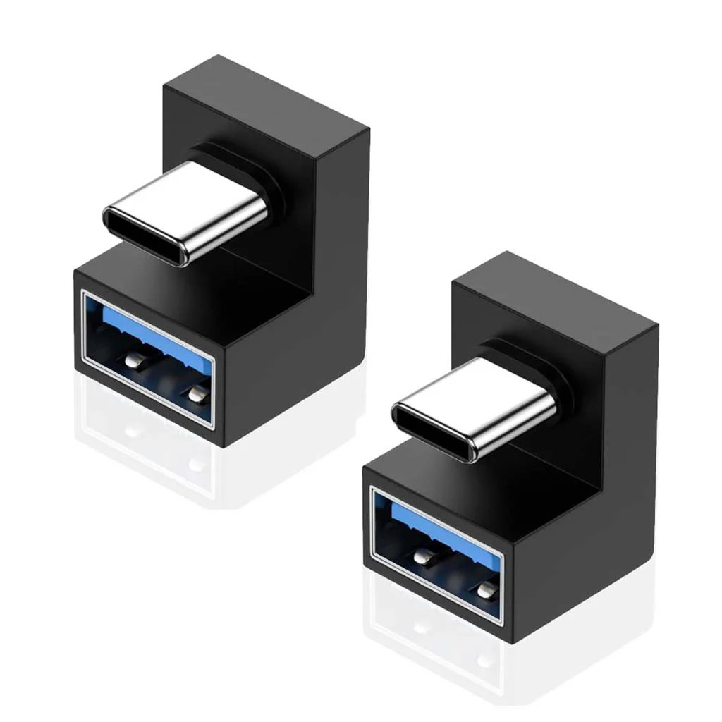 TECPHILE U-Shaped Type-C 3.1 Male to USB-A Female Adapter - Image 7