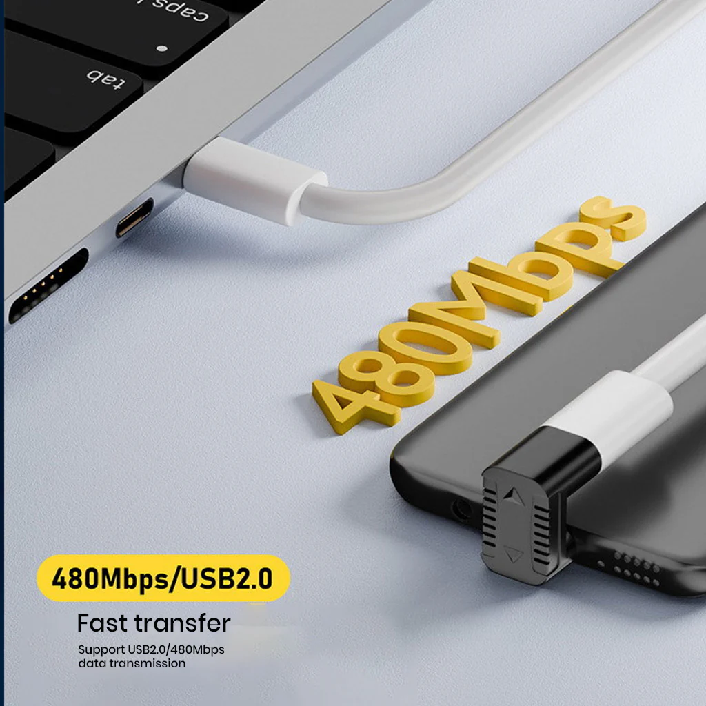 TECPHILE- U-shaped Type-C to Micro Adapter Converter - Image 3