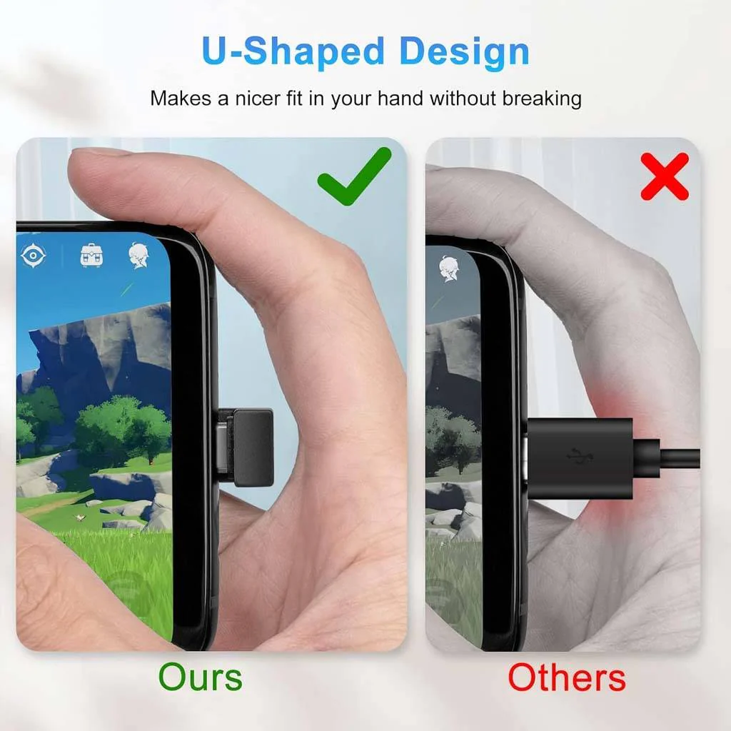 TECPHILE- U-Shaped USB 3.1 Type-C Male to Female Adapter - Image 7