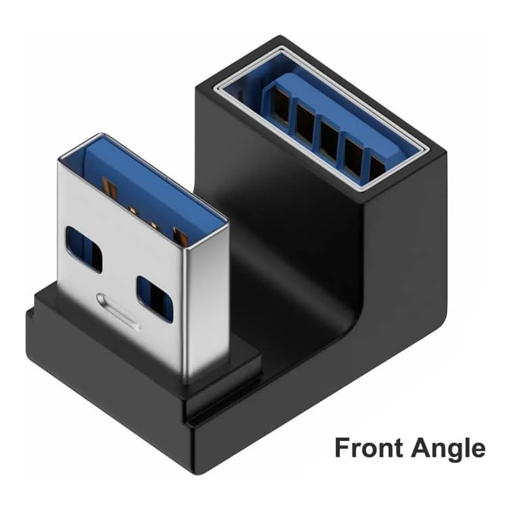 TECPHILE- U-Shaped USB A 3.1 Male to Female Adapter - Image 4