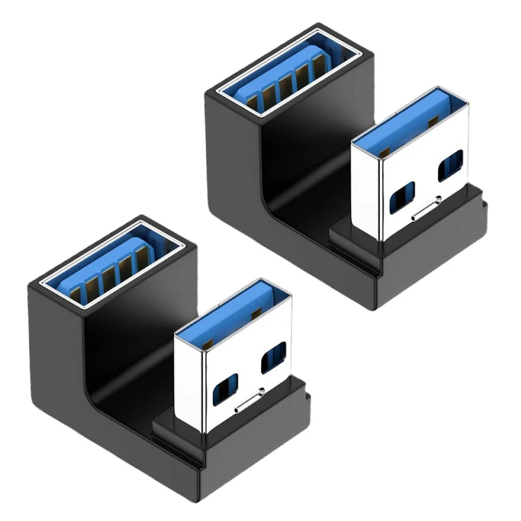 TECPHILE- U-Shaped USB A 3.1 Male to Female Adapter - Image 7