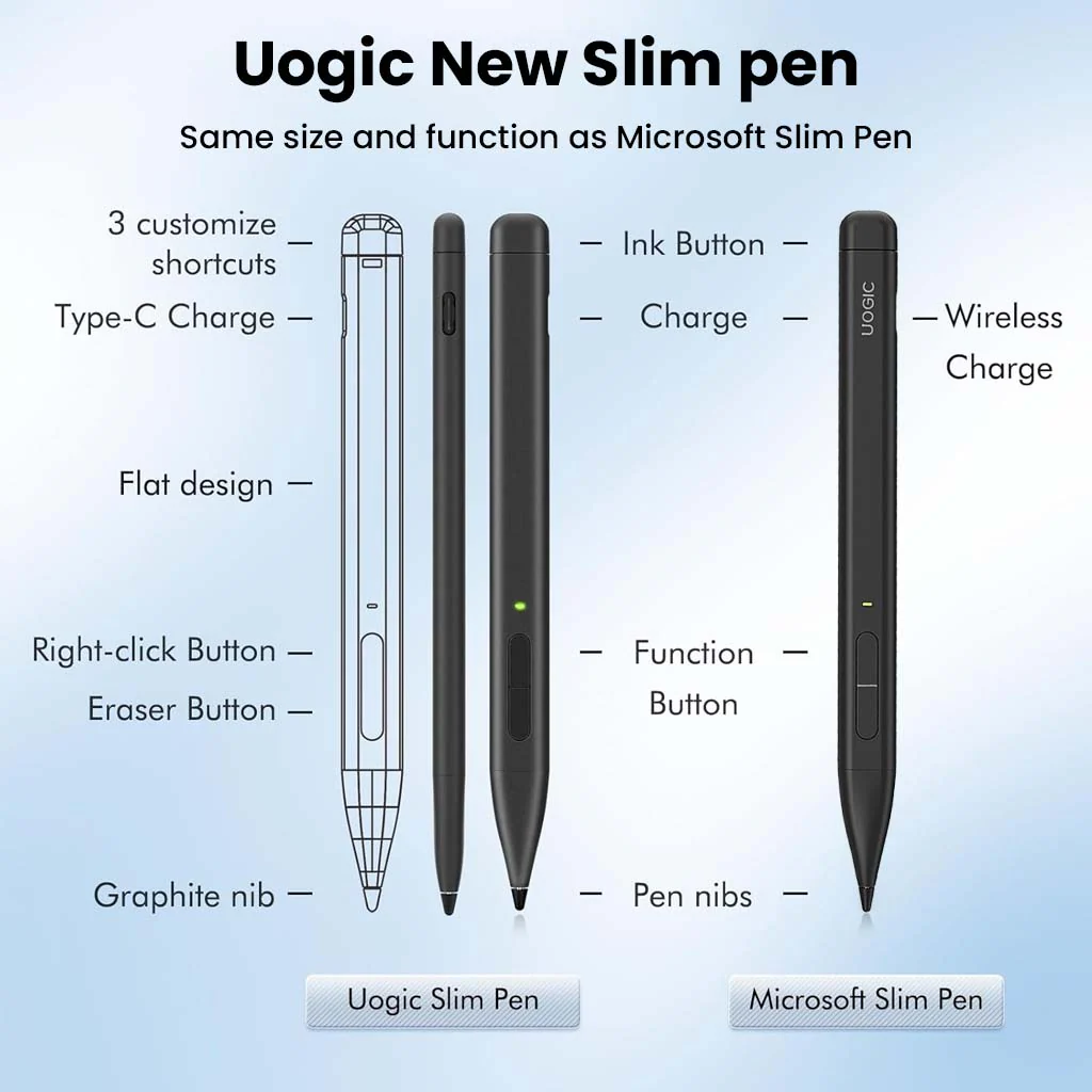 Uogic- X1 Pro Microsoft Surface Slim Pen 2 Stylus Pen - Image 3
