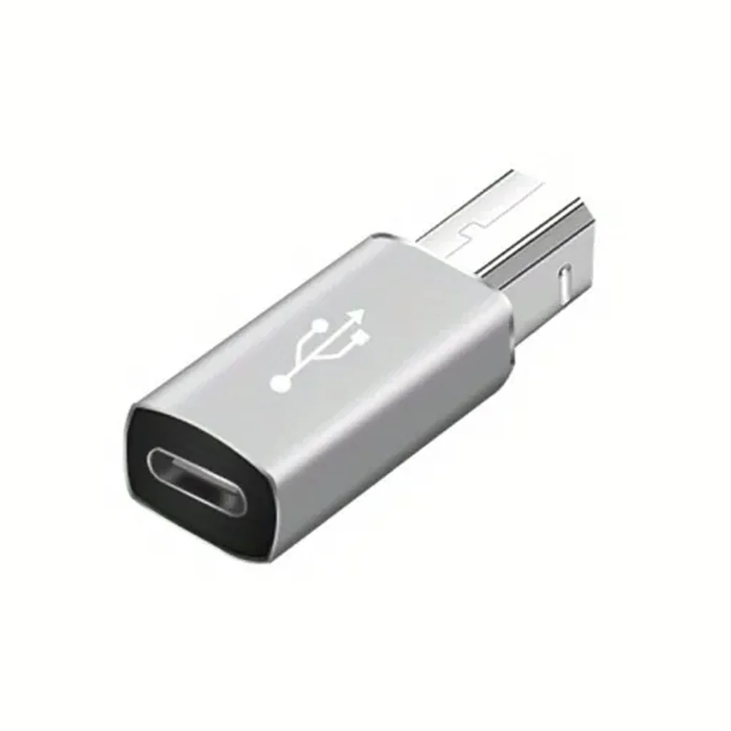 TECPHILE USB B to USB C Printer Square Port Adapter