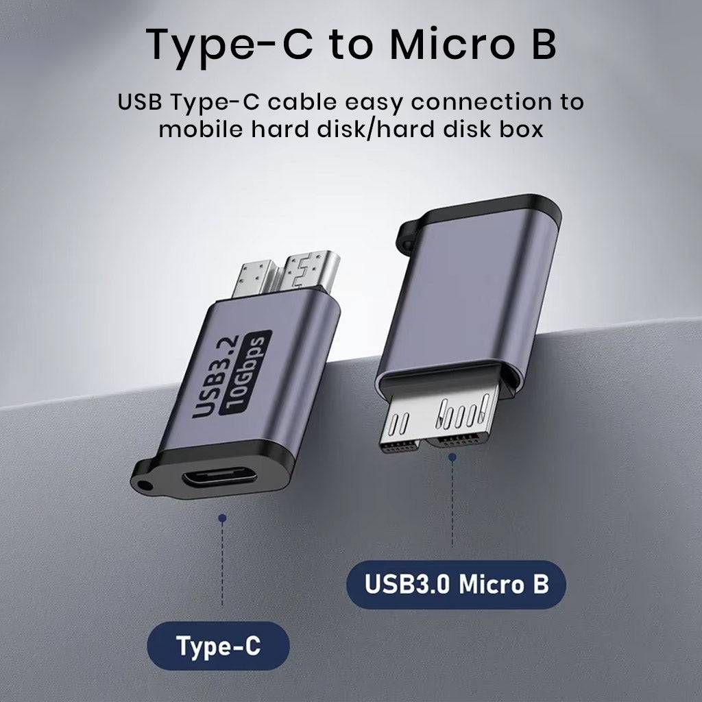 TECPHILE- USB 3.2 to Micro B OTG Adapter Converter - Image 2