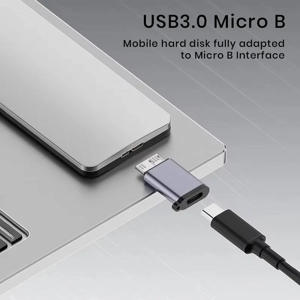 TECPHILE- USB 3.2 to Micro B OTG Adapter Converter - Image 3