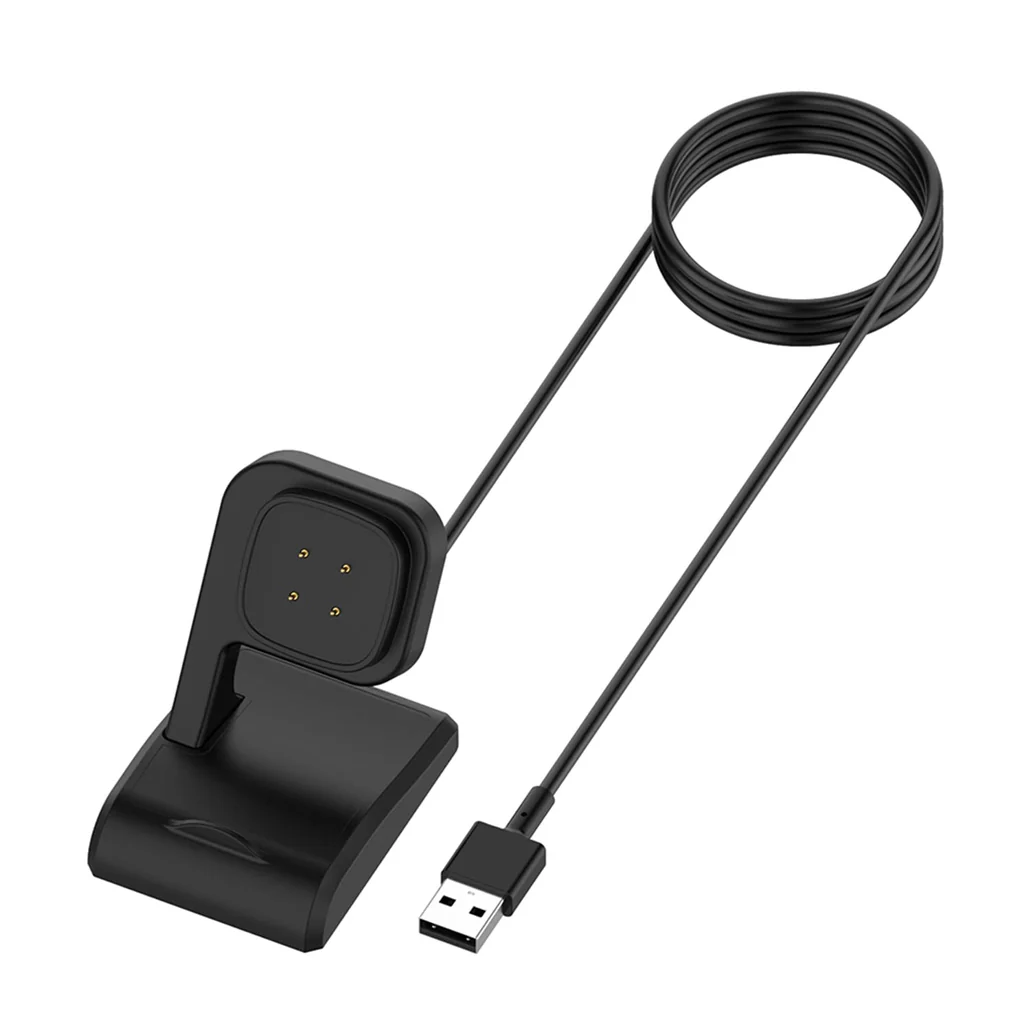 TECPHILE- USB Magnetic Charging Dock for Fitbit Sense & Versa 3