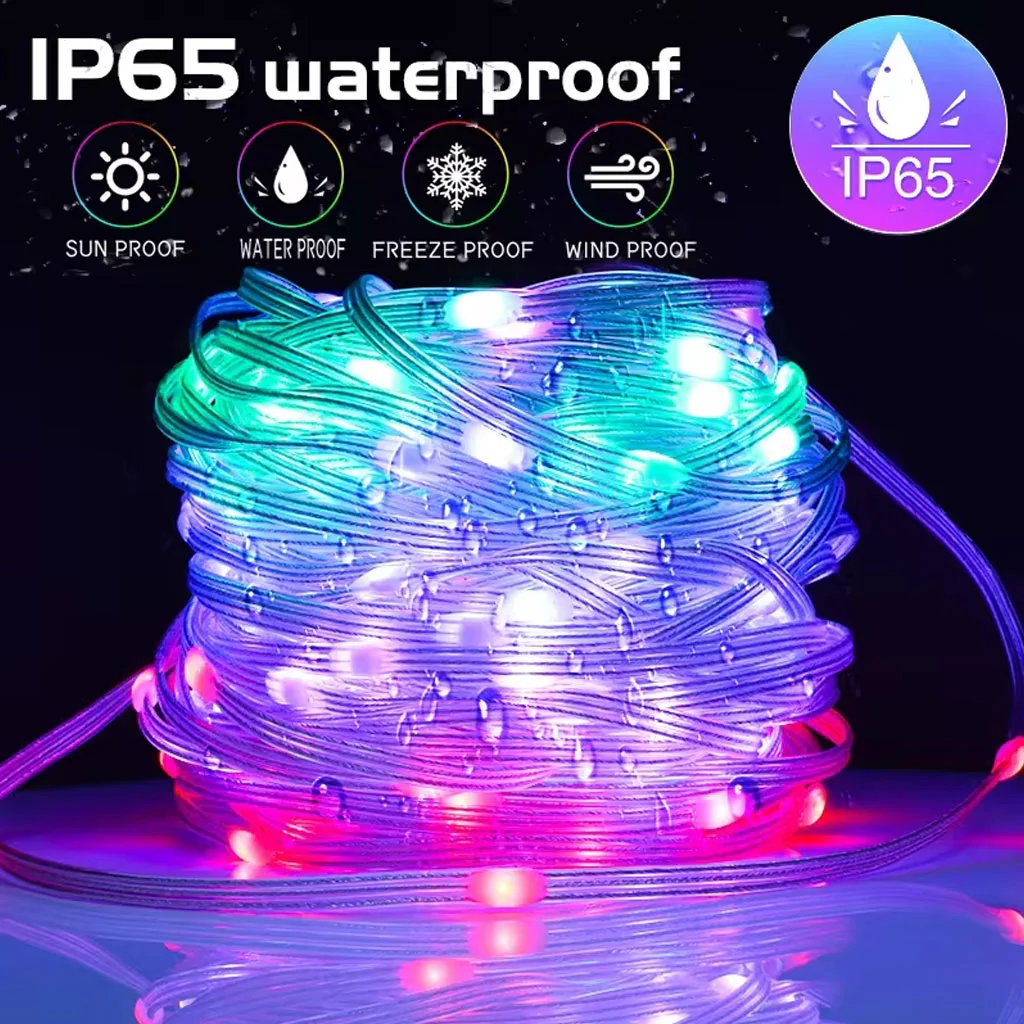 TECPHILE - USB Powered Smart Fairy Rice Lights with App & Remote Control - Image 2