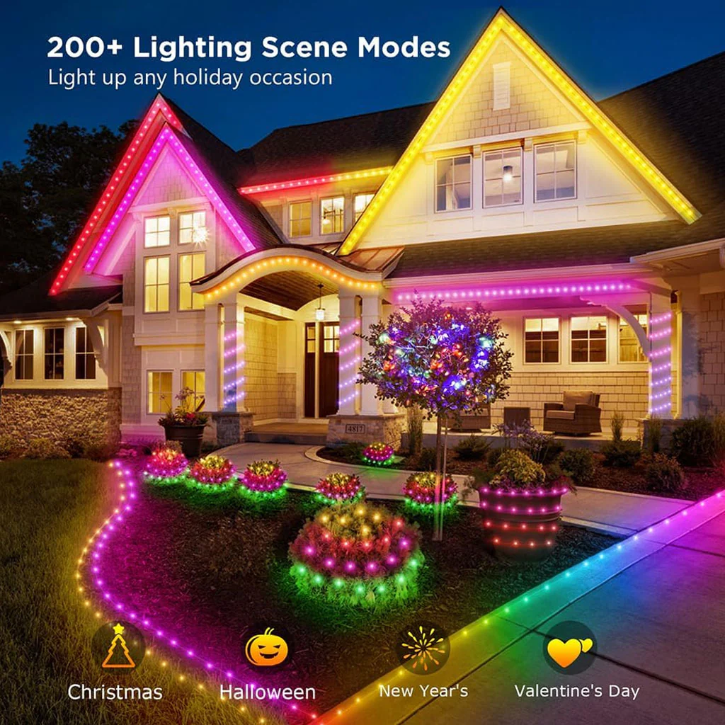 TECPHILE - USB Powered Smart Fairy Rice Lights with App & Remote Control - Image 6