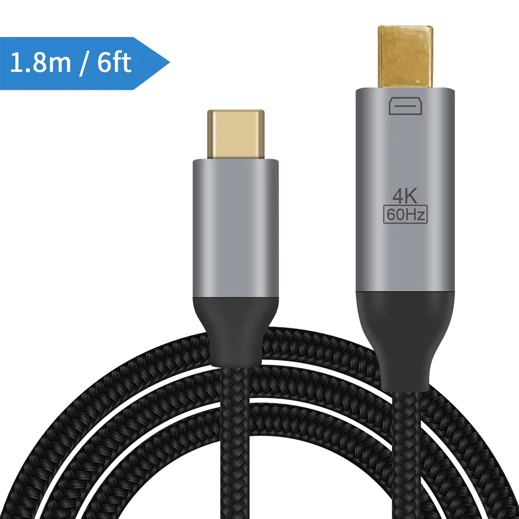 TECPHILE USB Type C to Mini Display Port Cable