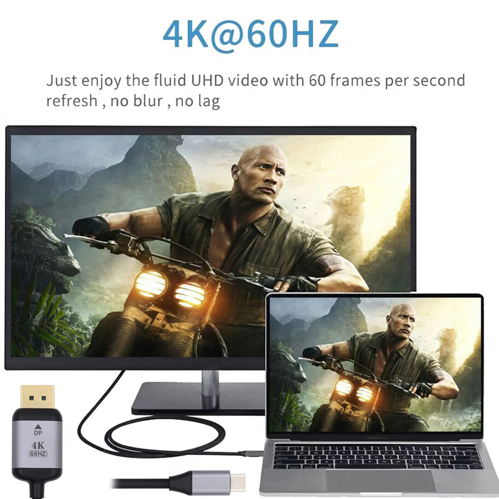 TECPHILE USB Type C to Mini Display Port Cable - Image 25