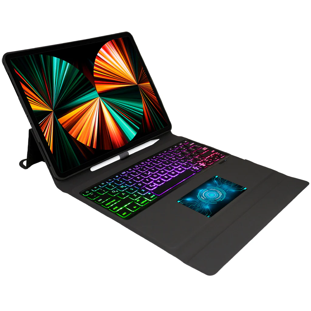 TECPHILE - W129TS Wireless Keyboard Case for iPad Pro 12.9