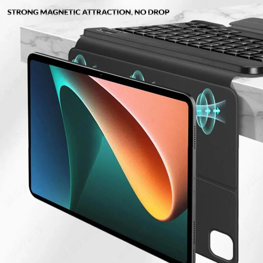 TECPHILE - Wireless Keyboard Case for Xiaomi Pad 5/5 Pro - Image 15