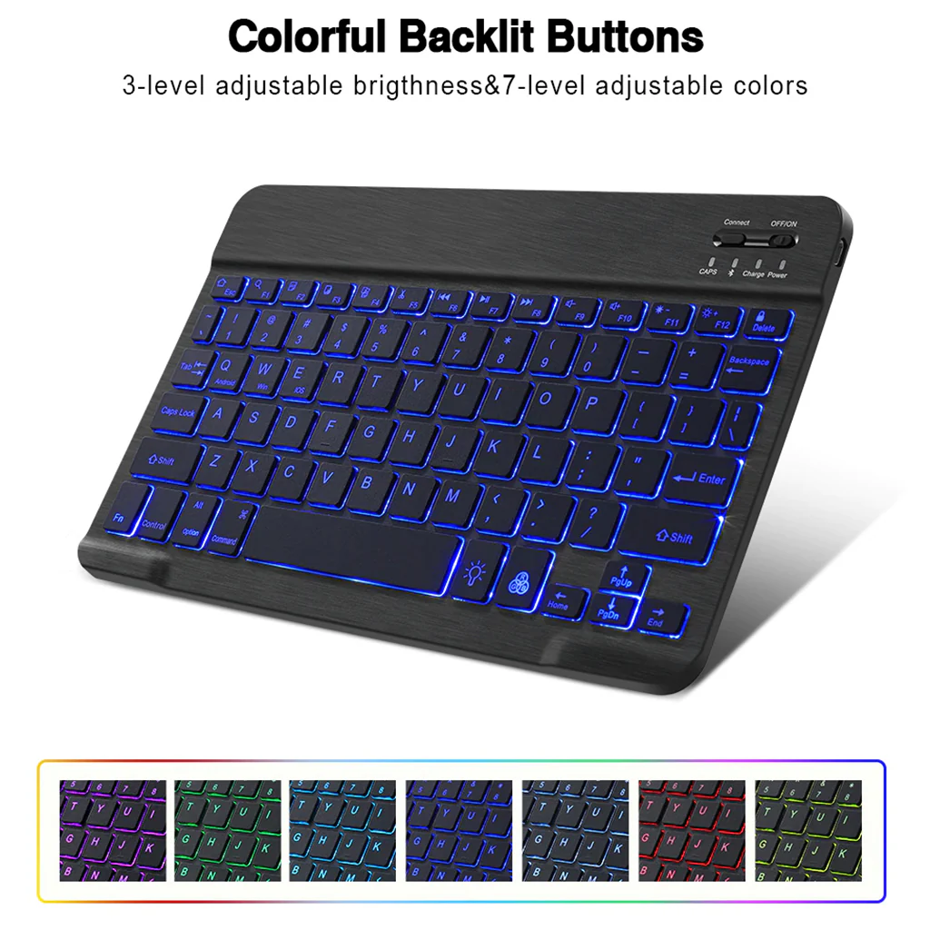 TECPHILE - Wireless Keyboard Case for Xiaomi Pad 5/5 Pro - Image 3