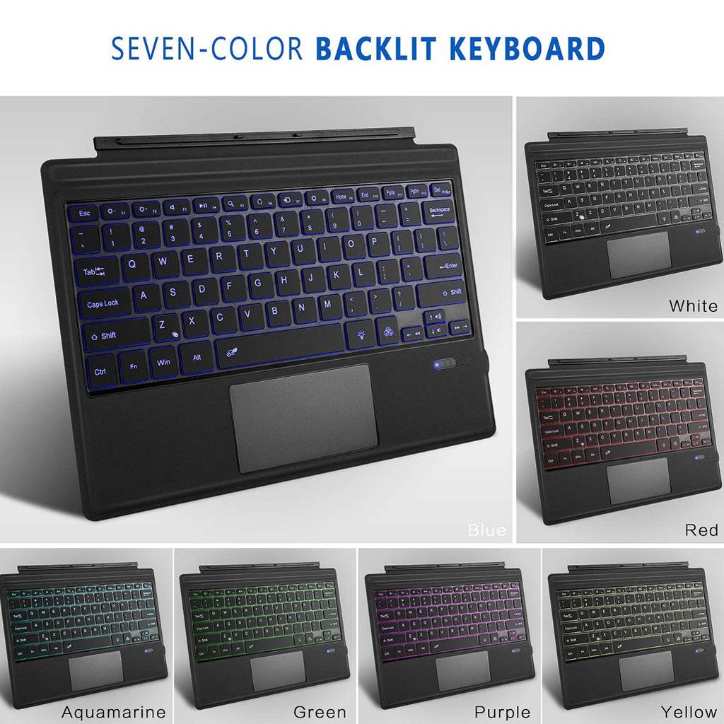 TECPHILE - Wireless Keyboard for Microsoft Surface Pro 3/4/5/6/7 - Image 4