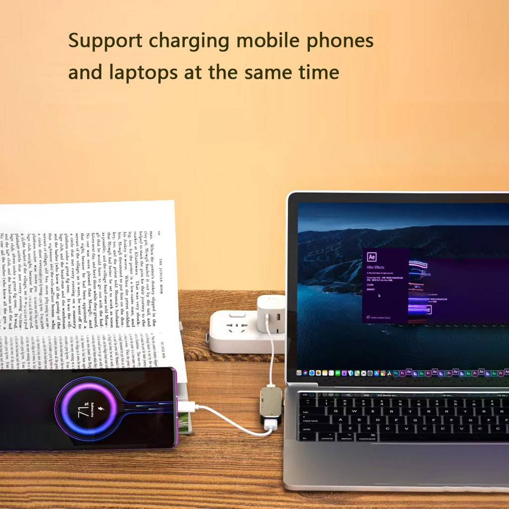 TECPHILE X1 PD100W USB C HUB Multiport Docking Station - Image 7