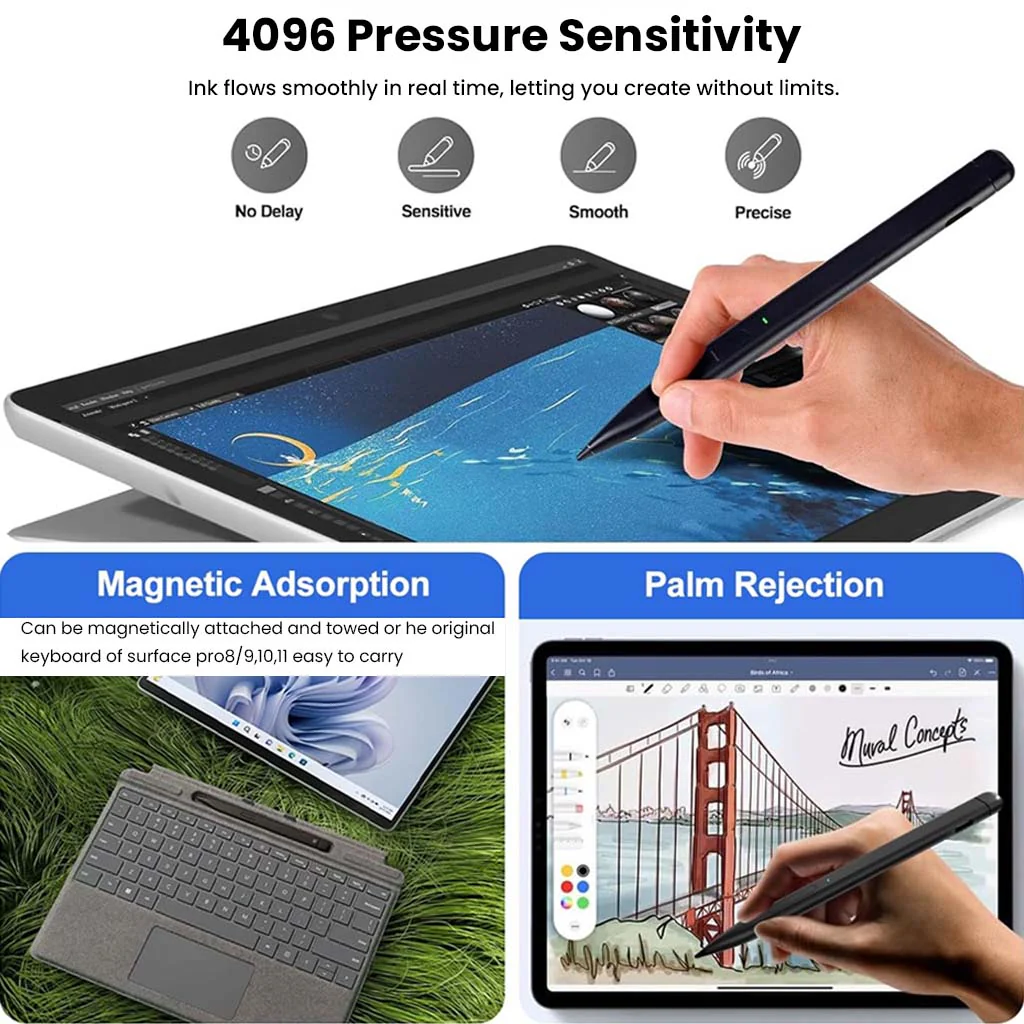 TECPHILE X1 Pro Microsoft Surface Slim Pen 2 Stylus Pen - Image 4
