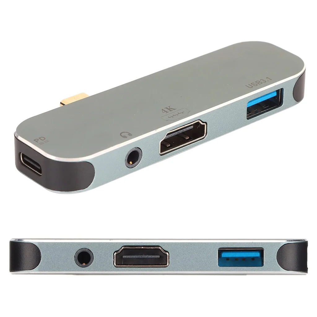 TECPHILE X5 USB C HUB Multiport Adapter PD 100W