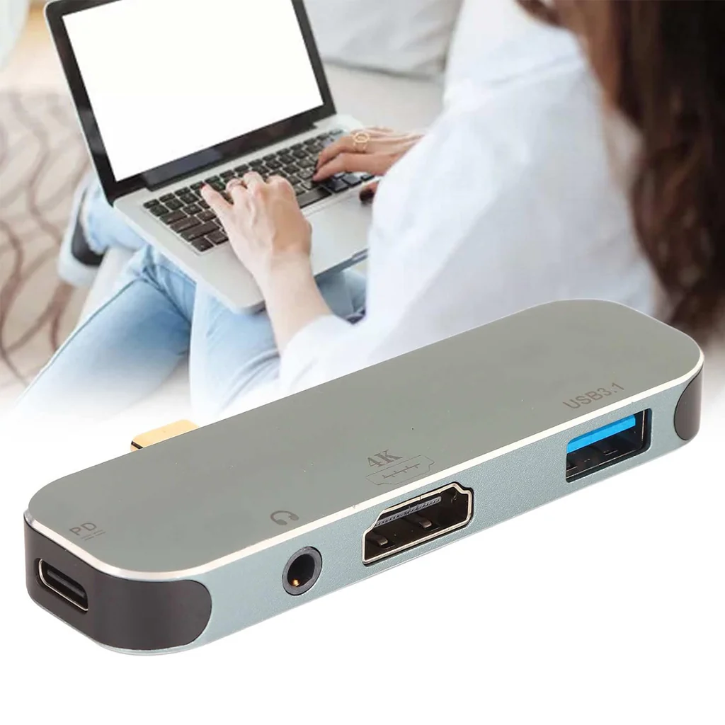 TECPHILE X5 USB C HUB Multiport Adapter PD 100W - Image 8