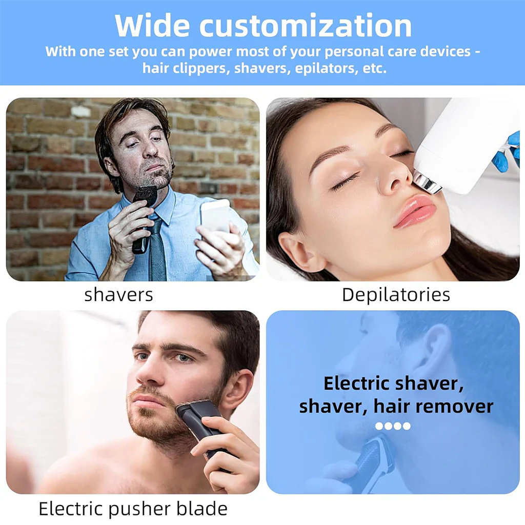 TECPHILE - Multi Type-C Trimmer Adapter for Electric Hair Clipper, Trimmers. - Image 5