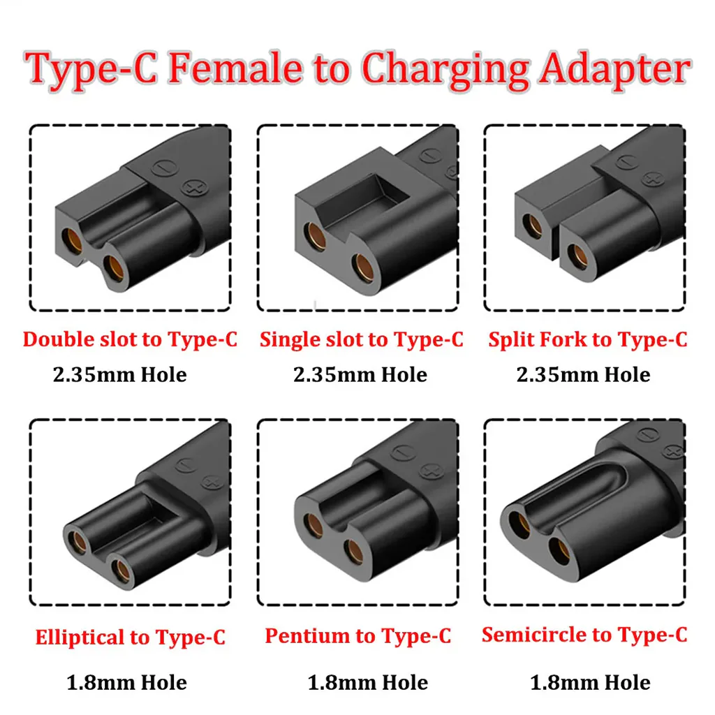 TECPHILE - Multi Type-C Trimmer Adapter for Electric Hair Clipper, Trimmers. - Image 7